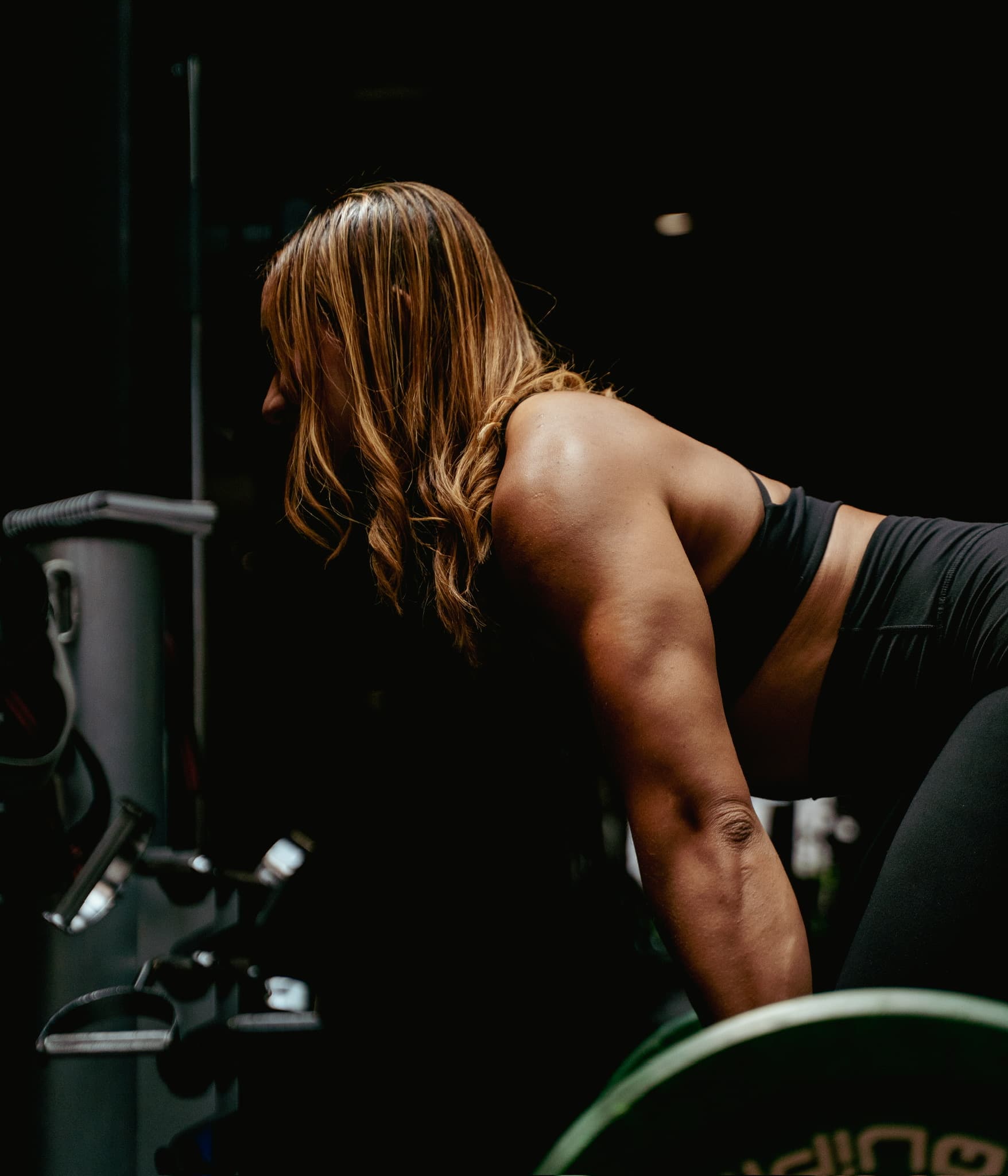 Entrenamiento de fuerza de Andreina Taveras